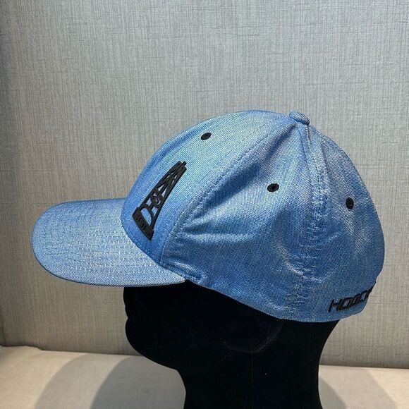 Hooey Oil Gear Blue Chambray Hat Cap FlexFit Small Medium - Picture 4 of 10
